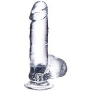Bondara Crystal Lover Clear Realistic Suction Dildo - 8 Inch