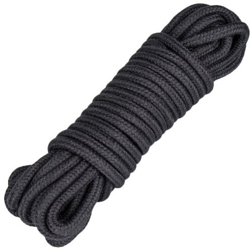 Bondara Black Luxury Braided Bondage Rope - 10m