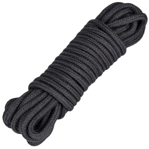 Luxury Black Bondage Rope - 10m