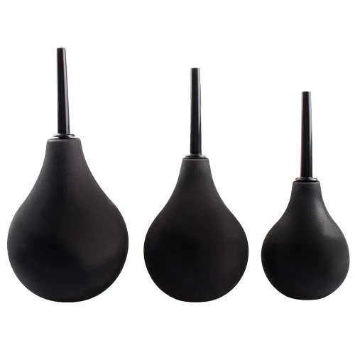 Hot Shot Black Silicone Douche - 89ml, 143ml or 225ml