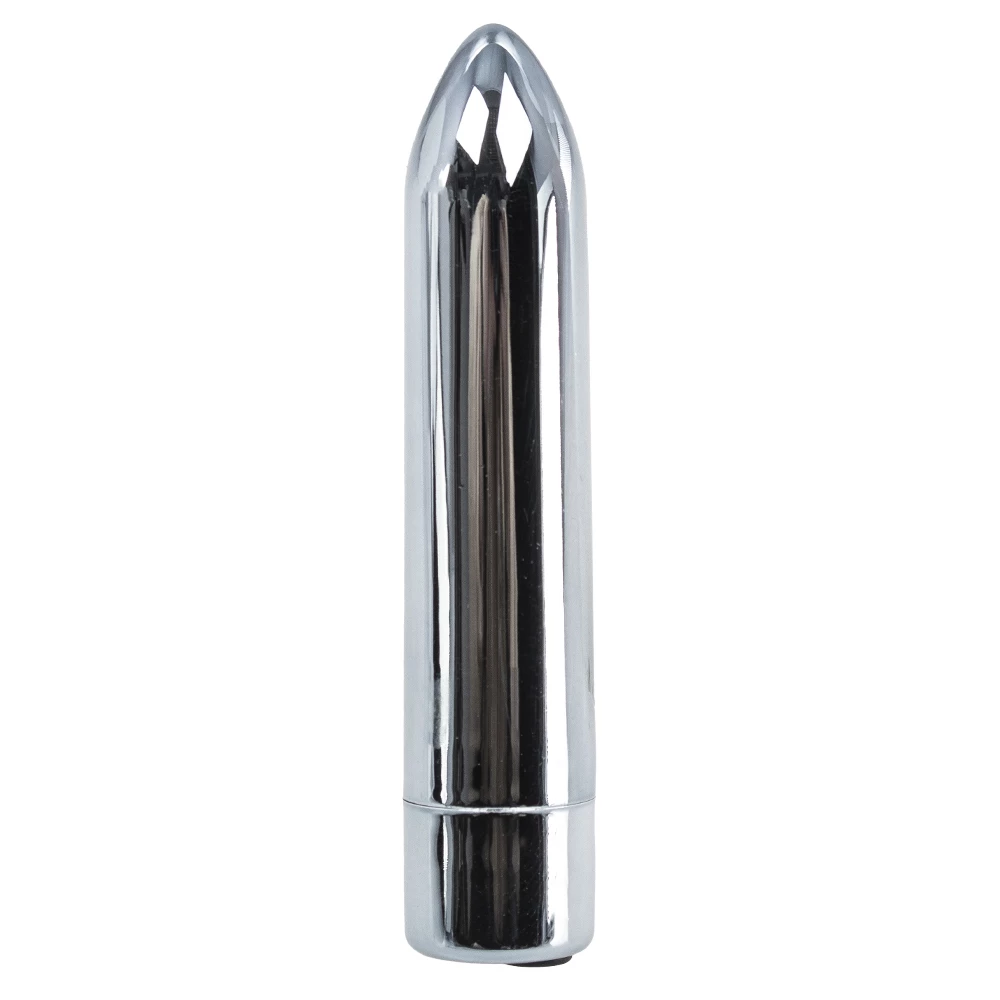 Bang! Silver Powerful Rechargeable 10-Speed Bullet Vibrator