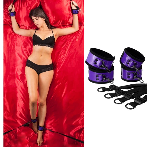 Pin Me To The Bed Restraint - Purple