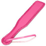 Bondara Sweet Treat Pink Faux Leather Paddle - 12 Inch