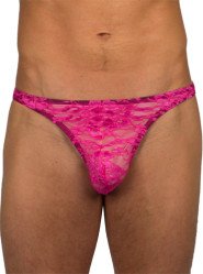 Bondara Man Pink Lace Thong