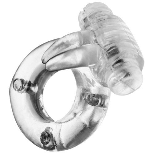 Magic Magnetic Rabbit Cock Ring - Clear