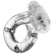Magic Magnetic Rabbit Cock Ring - Clear