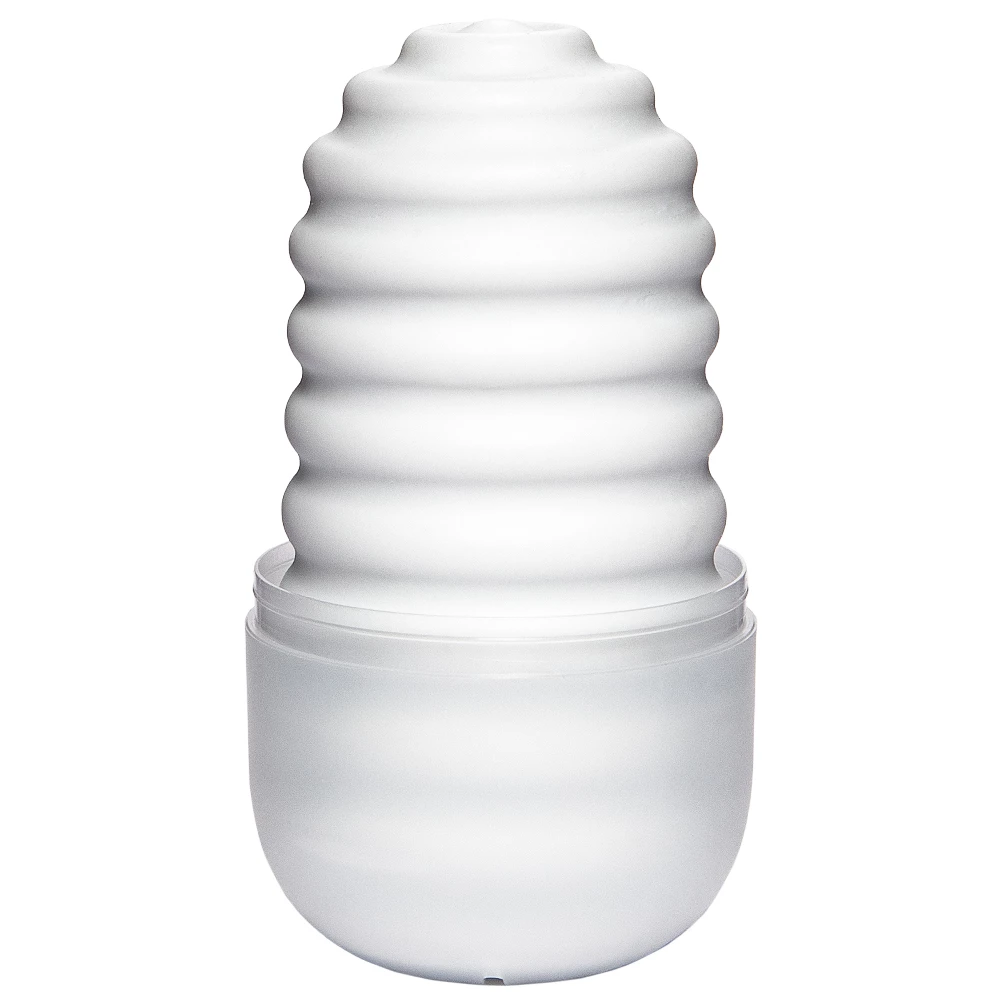 Groovy Grip Dual-Sided Textured Super Stretchy Masturbator - 4.25 Inch