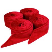 Bondara Curtain Call Red Velvet Wrist And Ankle Restraints