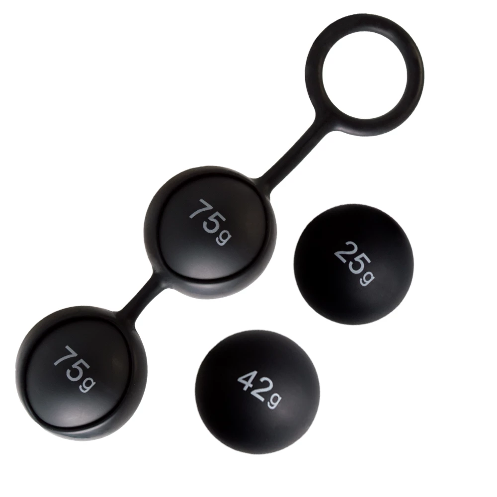 Tide & Tone Four-Weight Silicone Kegel Ball Training Set