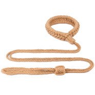 Bondara Shibari Pre-Tied Rope Bondage Collar & Leash