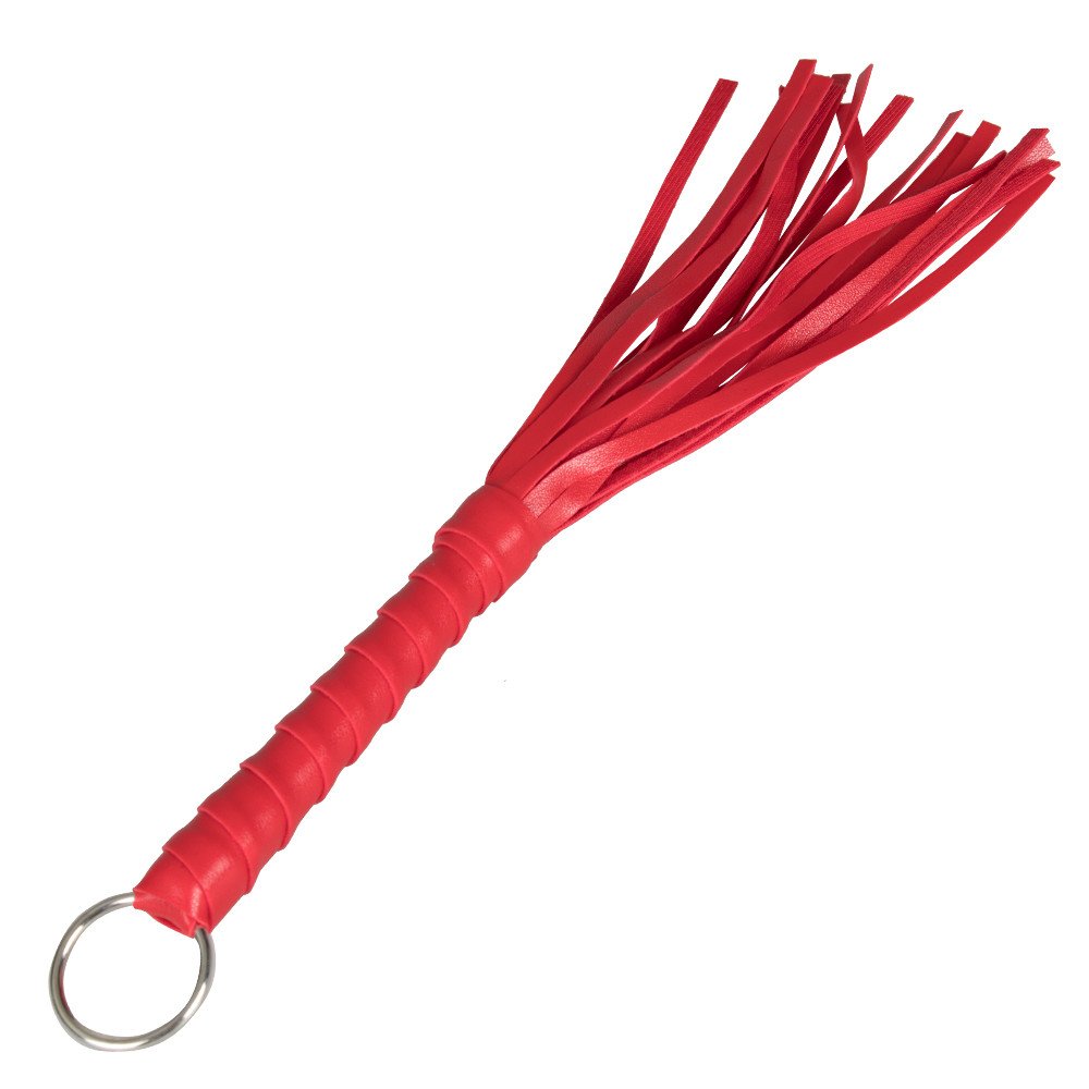 Bondara To The Point Red Mini Flogger - 11 Inch