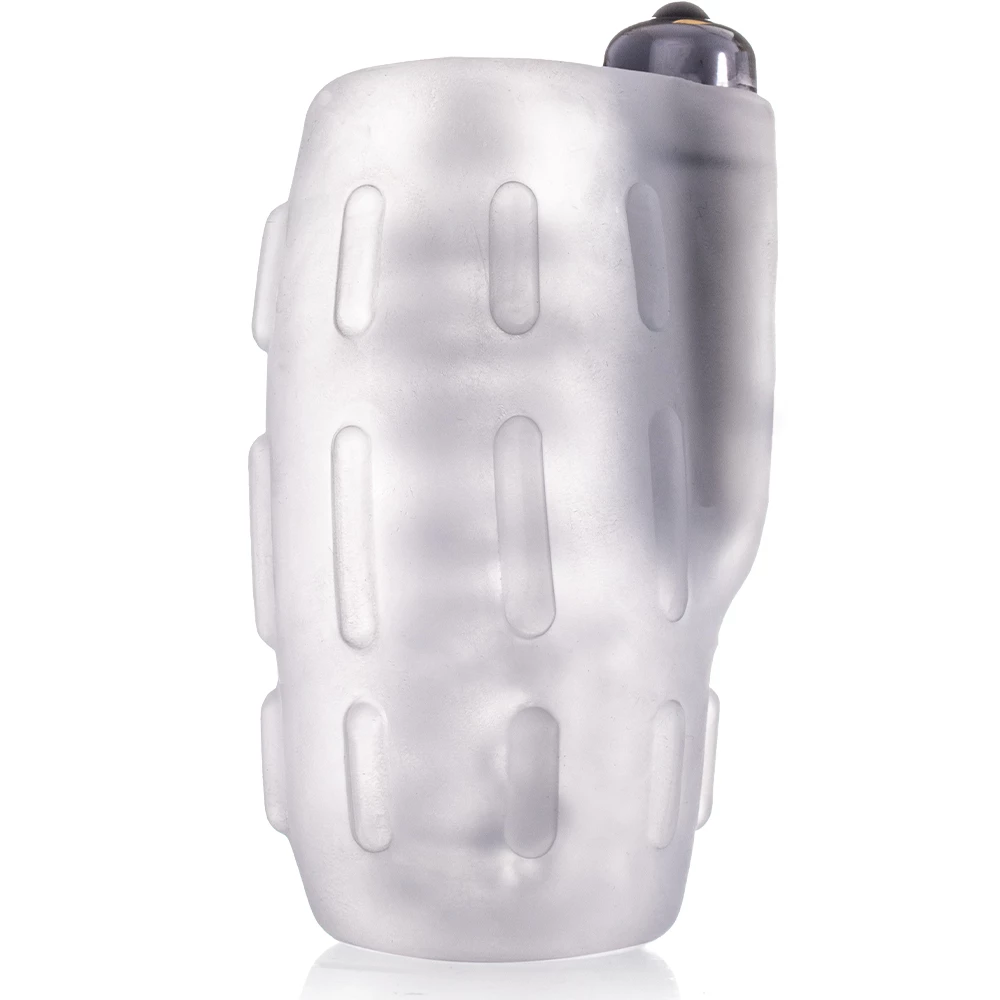 High Velocity 7-Speed Vibrating Masturbation Stroker - 3.5 Inch
