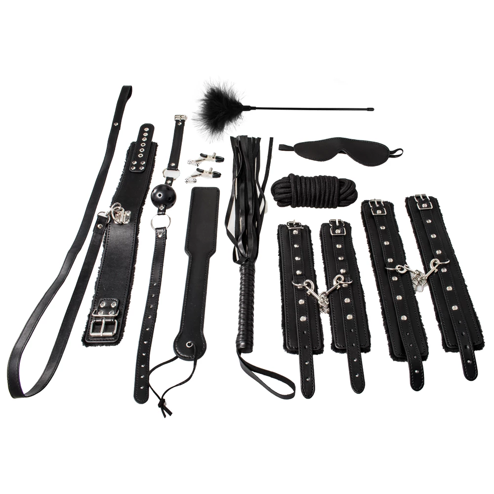 Aphrodite's Pleasure Box 10 Piece Bondage Set