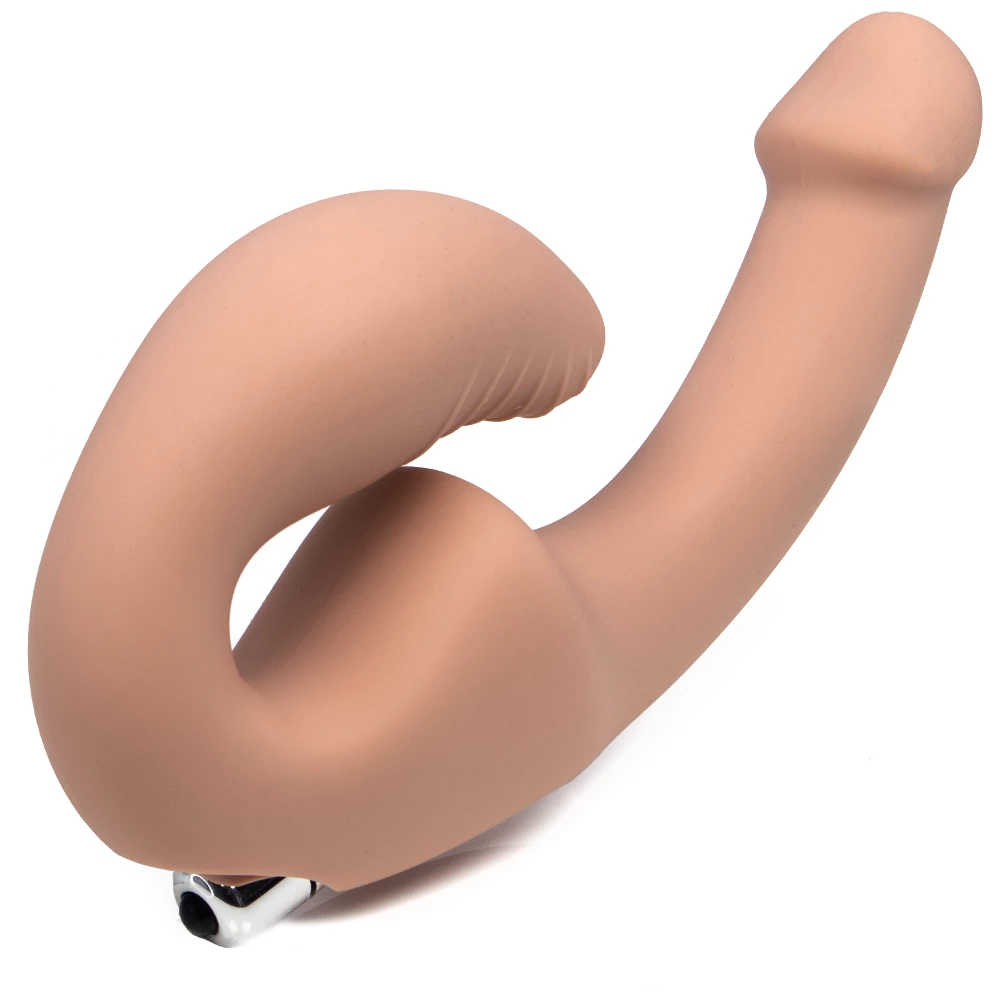 Soulbound Xtreme Real-Feel Vibrating Strapless Strap-On - 9 Inch
