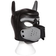 Bondara Lap Dog Black & Grey Neoprene Puppy Hood