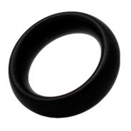 Black Silicone Cock Ring - 40mm, 45mm or 50mm