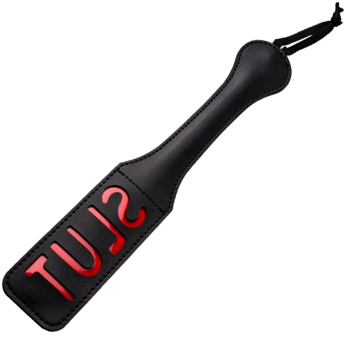 Disobedient Slut Indent Paddle - 12.5 Inch