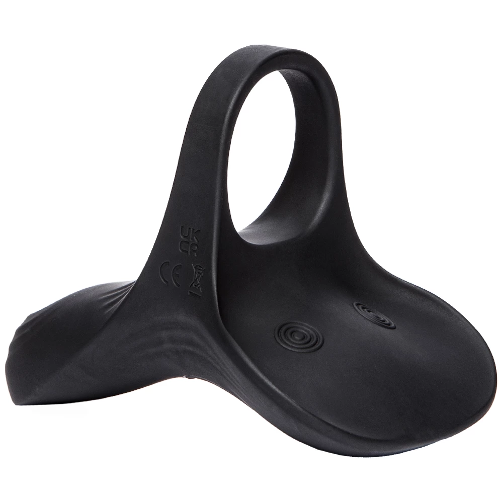 Saddle Up Tapping 10-Speed Rechargeable Cock Ring & Ball Stimulator