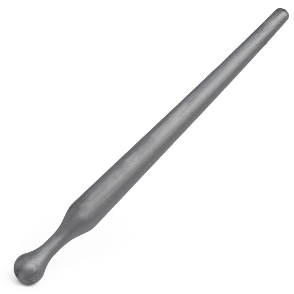 Pinpoint Silver Silicone Tapered Urethral Plug - 10cm