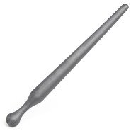 Bondara Pinpoint Silver Silicone Tapered Urethral Plug - 10cm