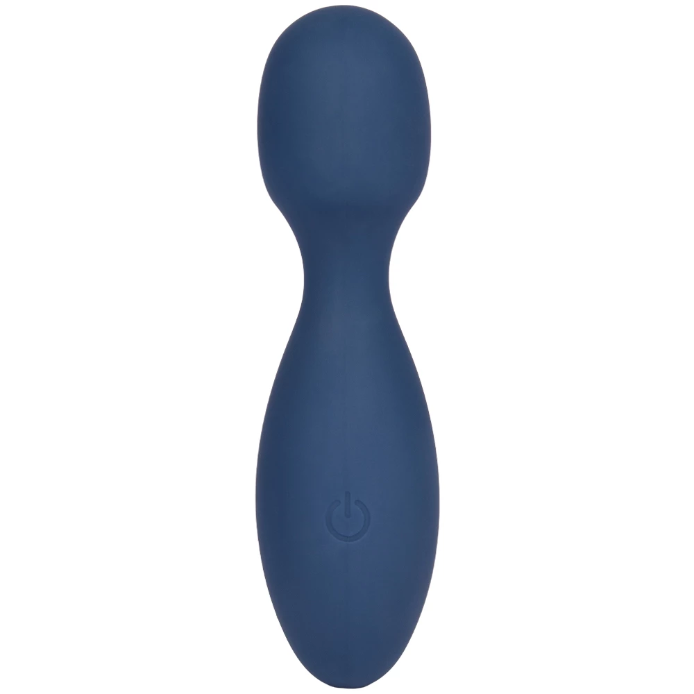 Love Strike Navy Silicone Mini Wand Vibrator