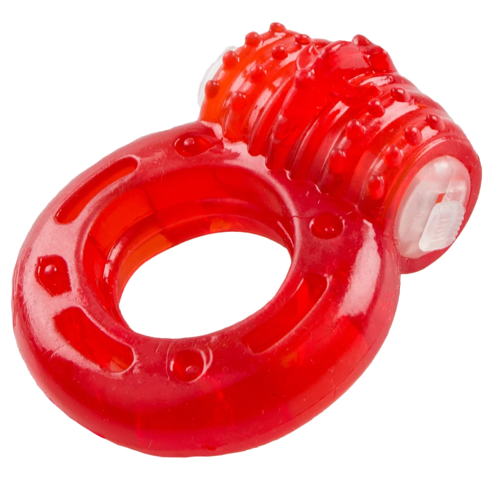 Bondara Bold Red Vibrating Cock Ring