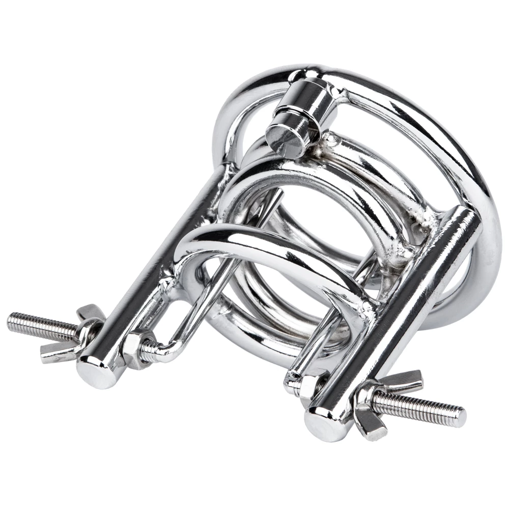 Torment Headlock Urethral Stretcher Glans Chastity Cage