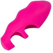 Bondara Pink Silicone Ridged Finger Vibrator