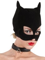 Bad Kitty Faux Leather Cat Mask
