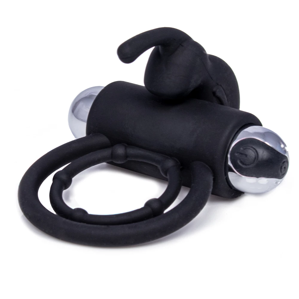 Happy Bunny Rechargeable 10-Speed Vibrating Cock Ring