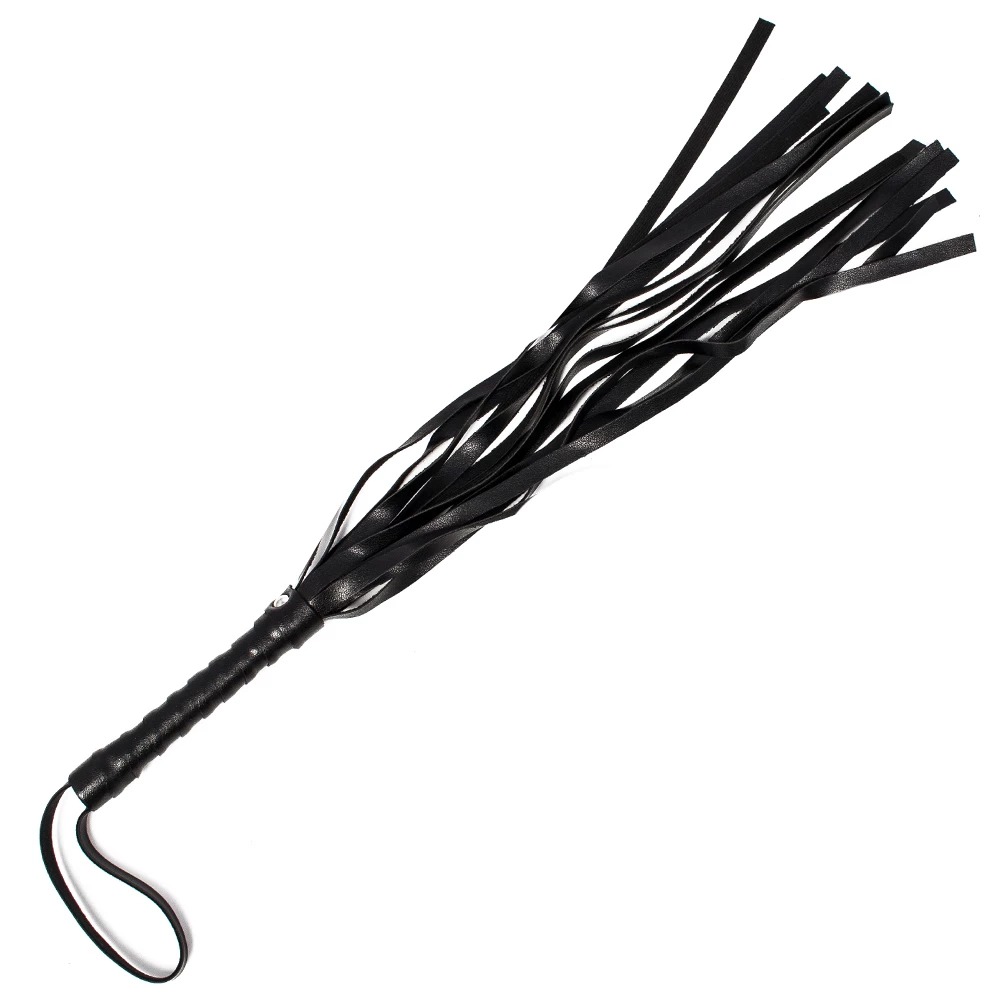 Wield and Whip Black Flogger - 17 Inch