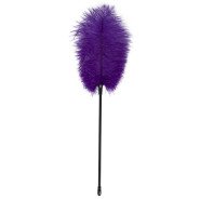 Bondara Purple Ostrich Feather Tickler - 17 Inch