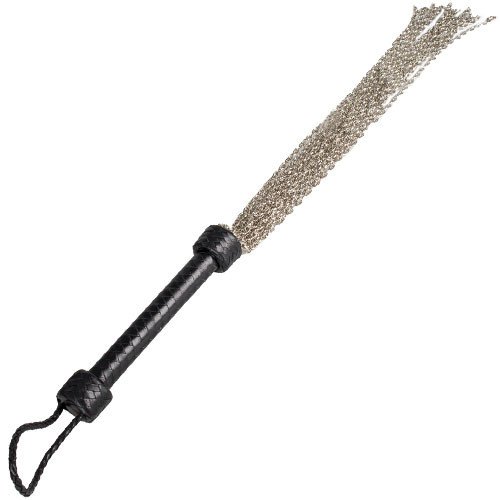 Torment Real Leather Extreme Chain Flogger - 30 Inch