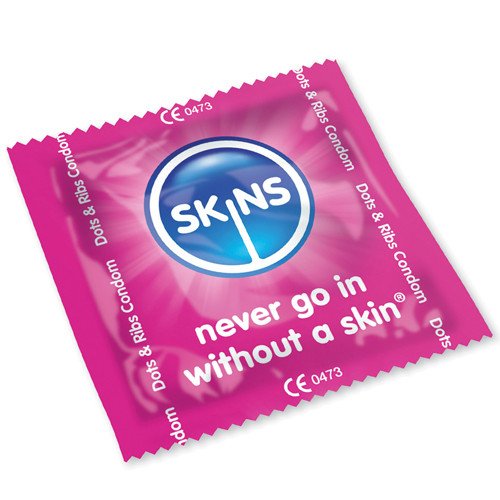Skins Dots and Ribs Condoms - Loose