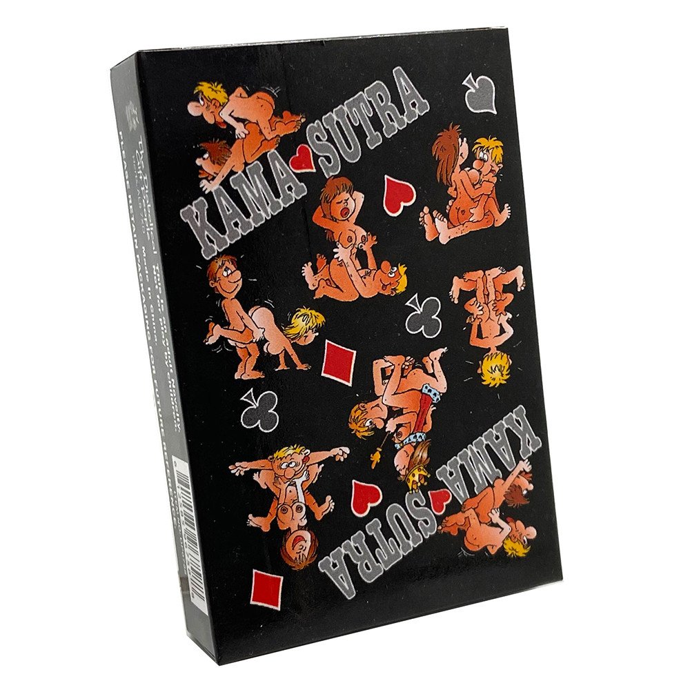 Black Kama Sutra Playing Cards