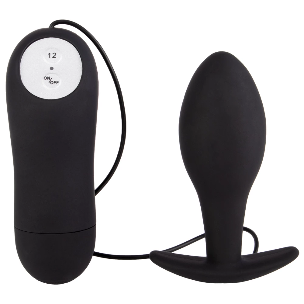 Petite Thrum Silicone 12-Speed Vibrating Butt Plug - 3.4 Inch