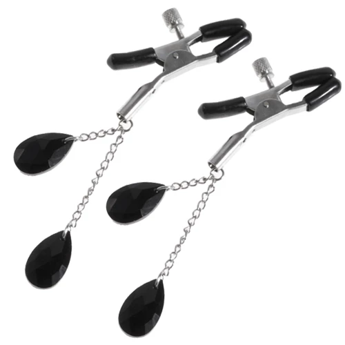 Onyx Gem Twist Nipple Clamps