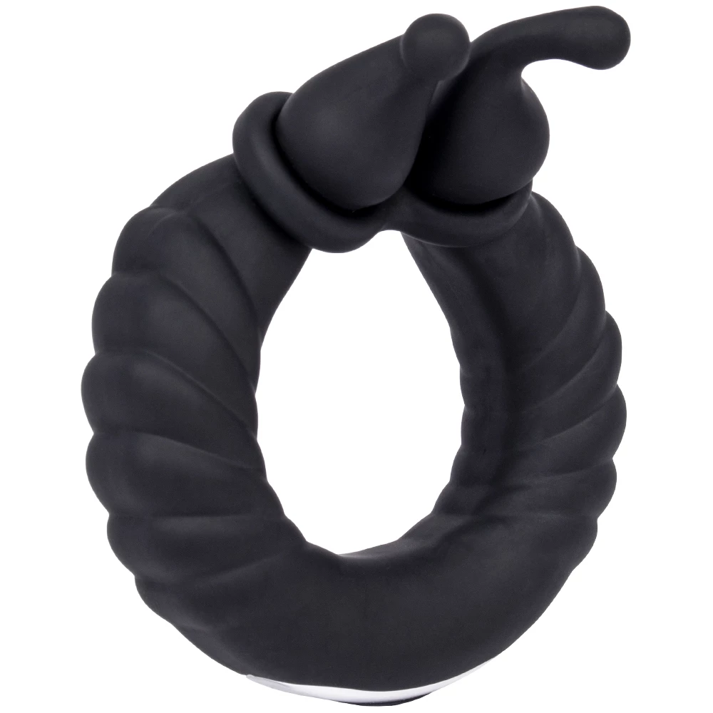 The Cuspid Silicone Vibrating Rabbit Cock Ring