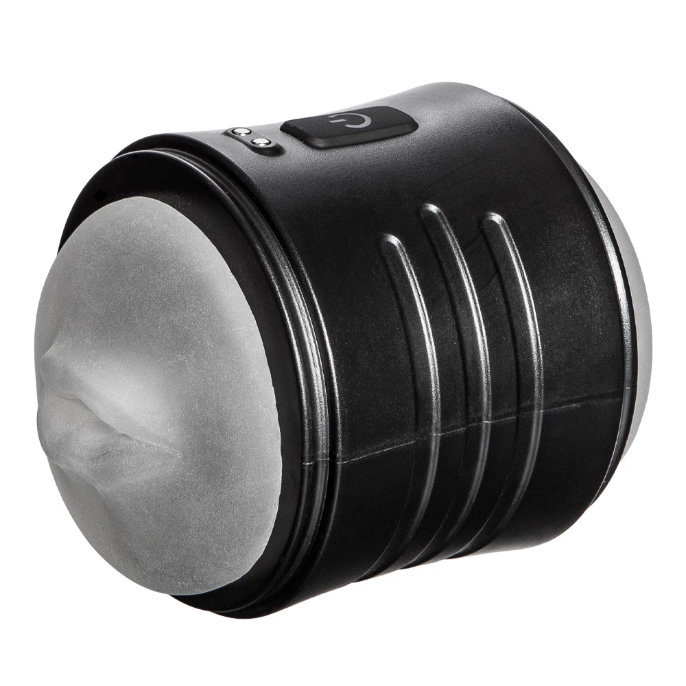 Head Rush Double-Ended 12-Speed Vibrating Masturbator - 5 Inch