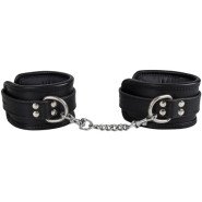 Bondara Luxe Saddle Leather Heavy Duty Padded Handcuffs