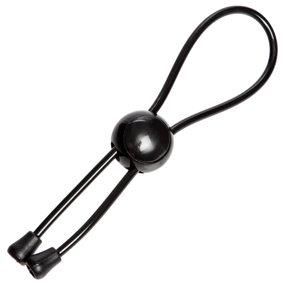 Stud-Man Black Adjustable Cock Ring