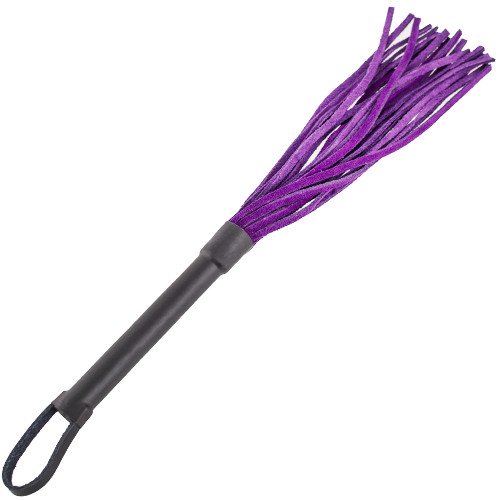 Bondara Purple Suede Fantasy Flogger Whip - 14 Inch