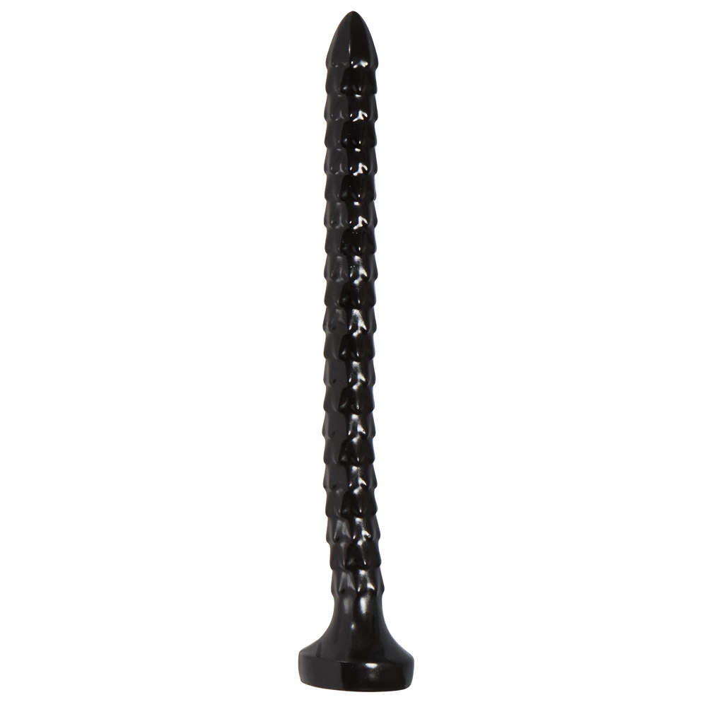 Horny Serpent Black Long Dildo - 19 Inch