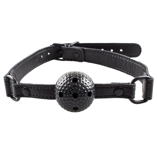Huff & Puff Black Vented Ball Gag