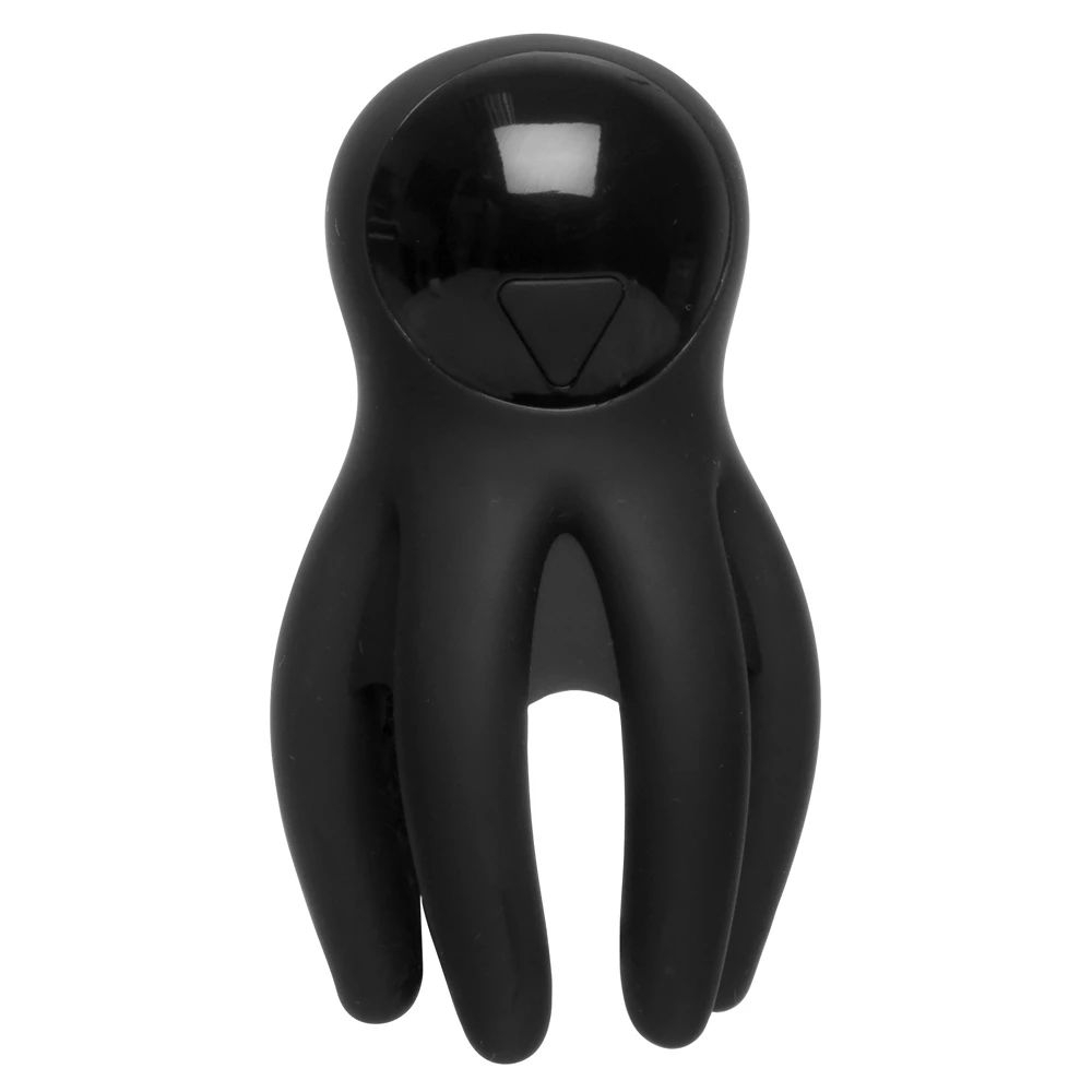 Octo-Nob Black LCD Vibrating Massager – 4.5 Inch