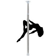 Silver Static Adjustable Dance Pole - 85-117 Inch