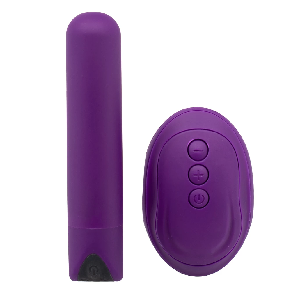 Parma Violet 10-Speed Rechargeable Remote Bullet Vibrator