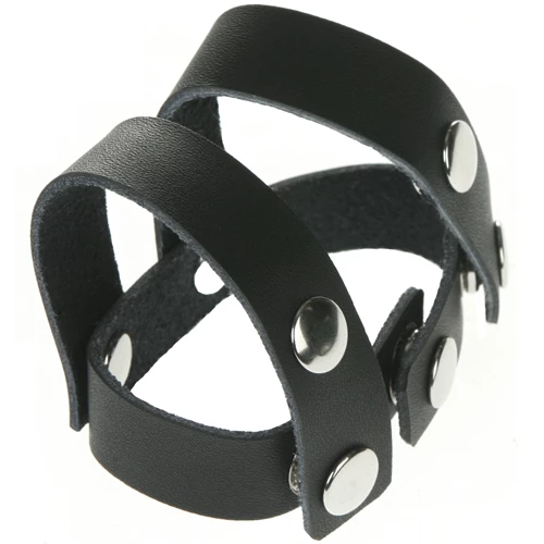 Titan Sling Leather Cock & Ball Separator Strap