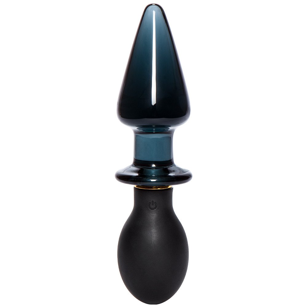Bondara Silicone & Glass 10 Function Double Butt Plug - 6.8 Inch