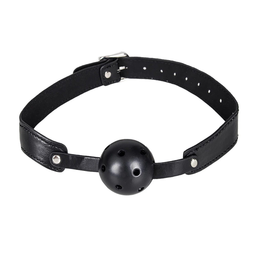 Gasp Guard Black Vented Ball Gag